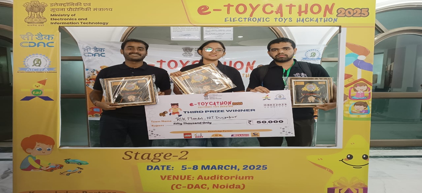 Winner of e-Toycathon 2025 organised by MeitY, Govt. of India